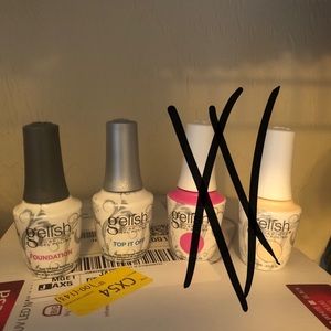 Gelish foundation & top coat